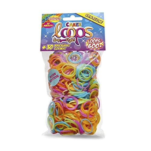 Craze Loops silikonirenkaat rannekkeille, 600kpl