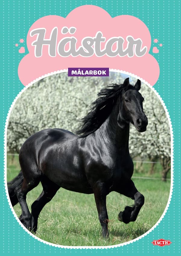 Målarbok Hästar Tactic