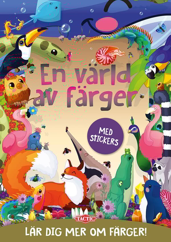 Pysselbok med Klistermärken En Värld av Färger Tactic