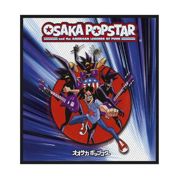Osaka Popstar Amerikanska legender om punk Patch Blue/Red One Size
