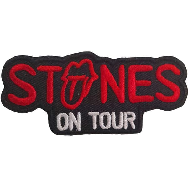 The Rolling Stones On Tour Iron On Patch