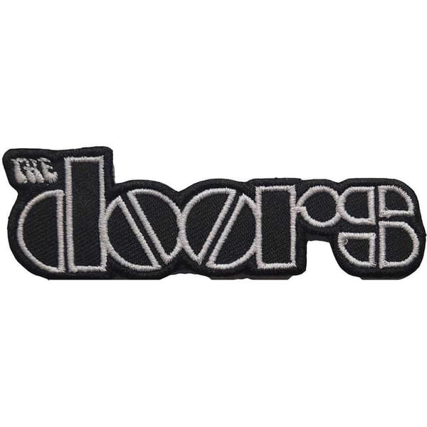 The Doors Logo strygbar patch Black/Grey One Size