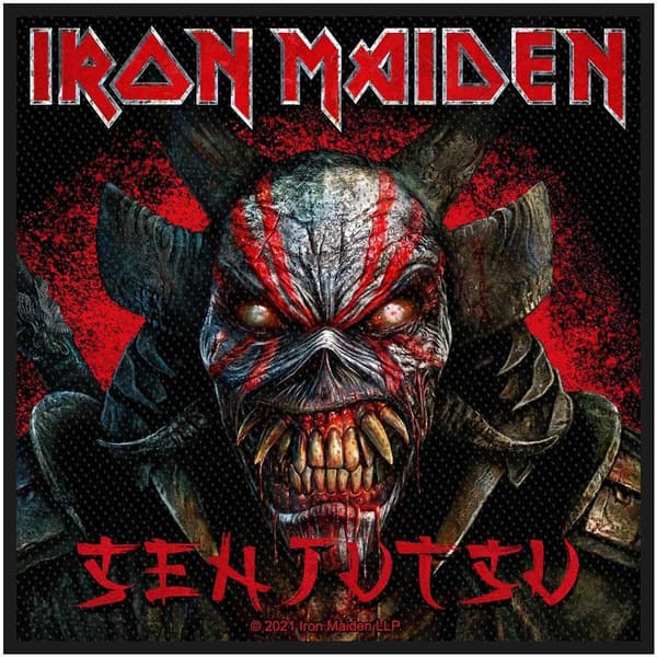 Iron Maiden Senjutsu Patch Black/Red One Size