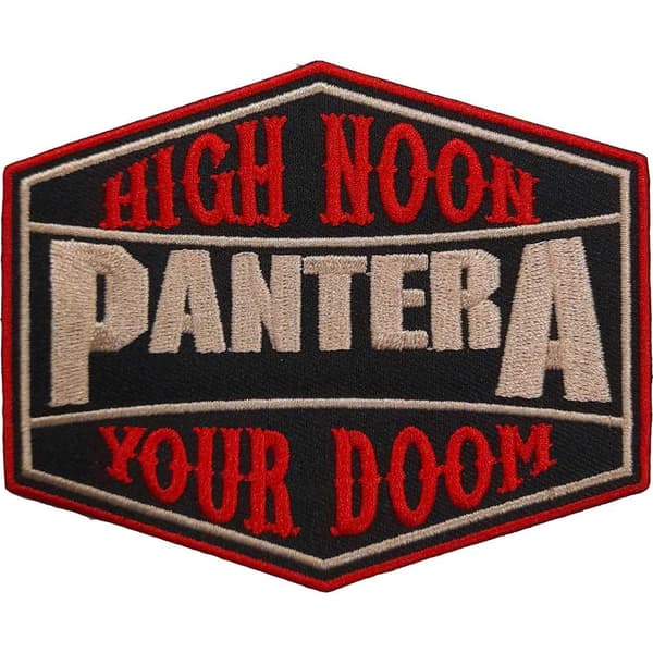 Pantera High Noon din undergang Patch Black/Red One Size