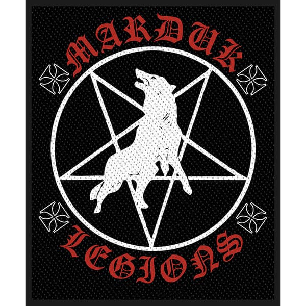 Marduk Legioner Standard Patch Black/White/Red One Size