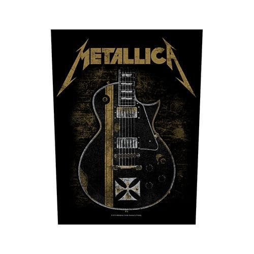Metallica Hetfield Guitar Patch Black/Gold One Size