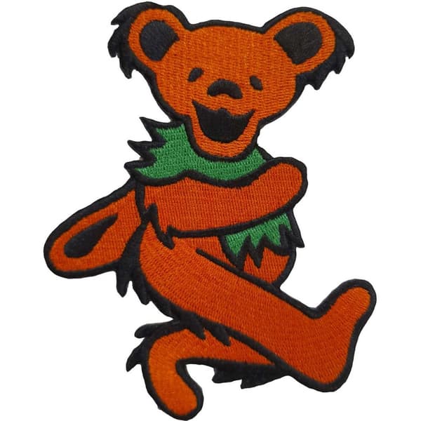 Grateful Dead Dancing Bears Iron On Patch