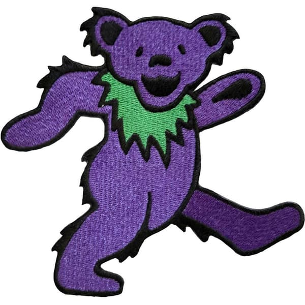 Grateful Dead Dancing Bears Iron On Patch