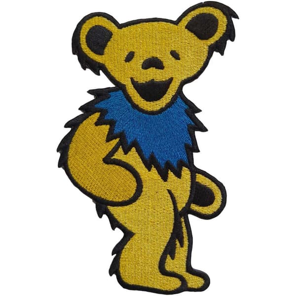 Grateful Dead Dancing Bears Iron On Patch