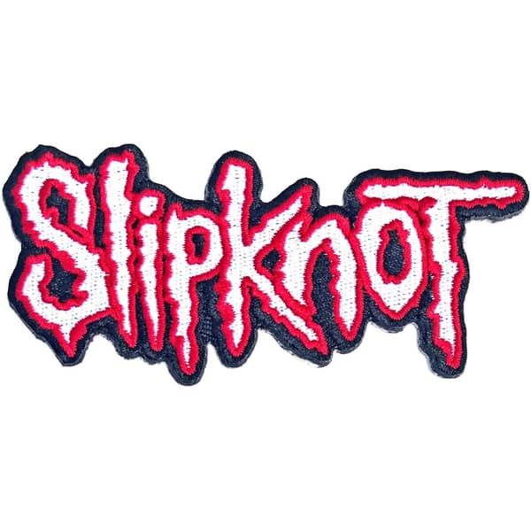 Slipknot Logo skåret ud strygbart patch