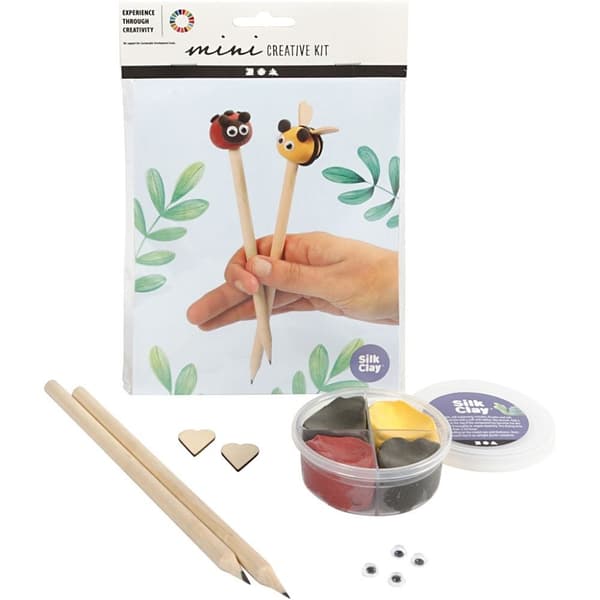 Mini Creative Kit Insekter, blyantfigurer - Creativ Company