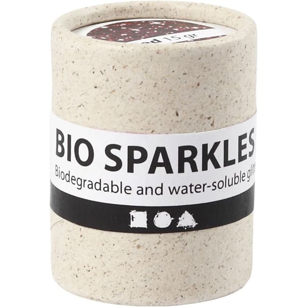 Bio-Glimmer, Ekologiskt Glitter, Rosa - Creativ Company