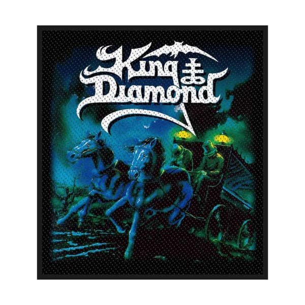King Diamond Abigail vävt plåster Blue/Green One Size