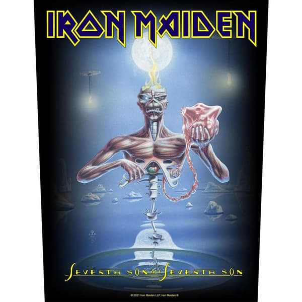 Iron Maiden Seventh Son Patch Blue/Black One Size