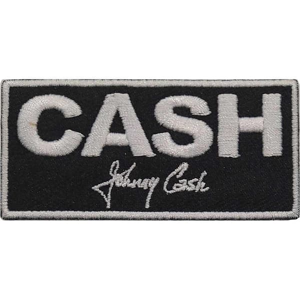 Johnny Cash Block Patch Black/Grey One Size