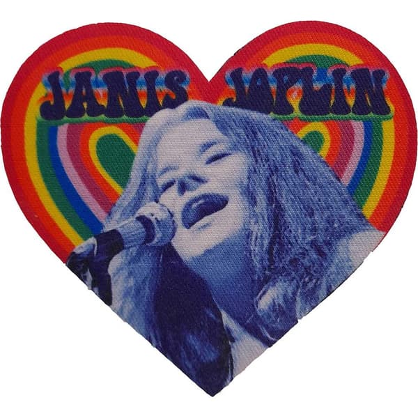 Janis Joplin Hjerteplaster Multicoloured One Size