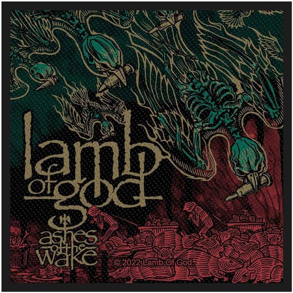 Lamb Of God Ashes Of The Wake Standard Patch Black/Red/Green One Size