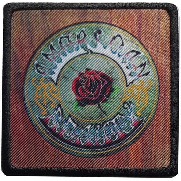 Grateful Dead American Beauty Album Patch Brown/Black/Green One Size