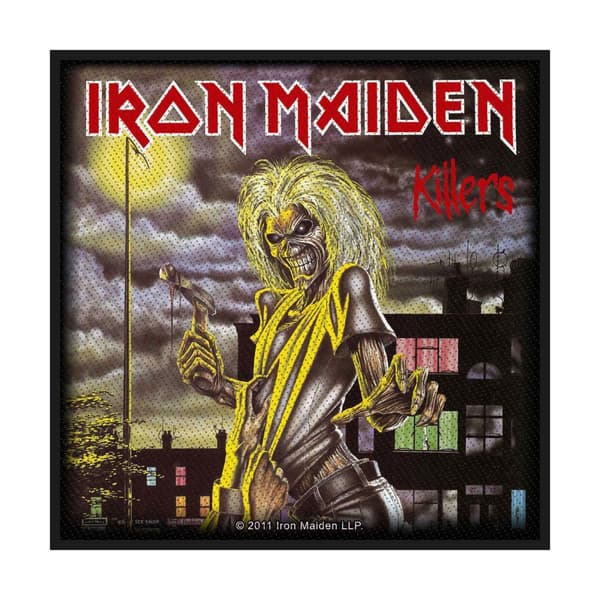 Iron Maiden Killers Standard Patch Black/Red One Size