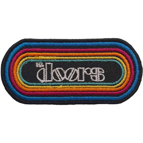 The Doors Regnbåge strykjärn på plåster Multicoloured One Size