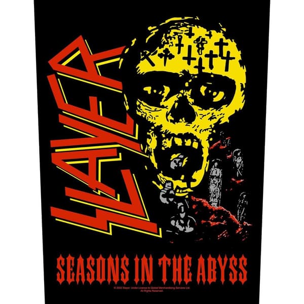 Slayer Seasons In The Abyss Patch Black/Red/Yellow One Size