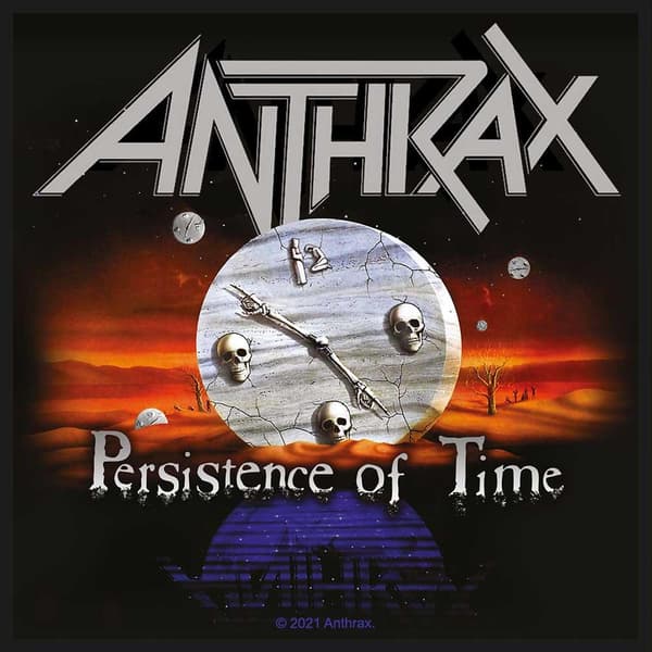 Anthrax Persistence Of Time Patch Black/Grey One Size