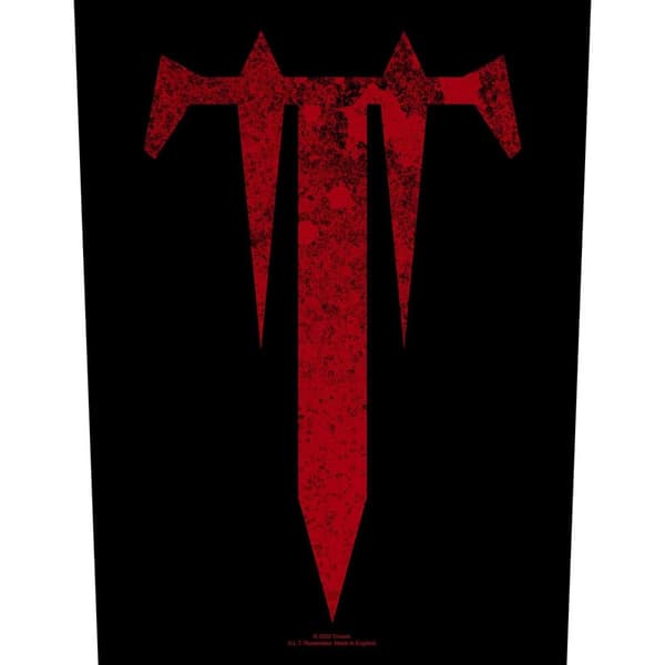 Trivium Logo T Patch Black/Red One Size