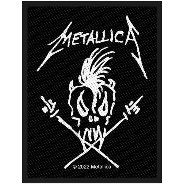 Metallica Scary Guy Standard Patch Black/White One Size