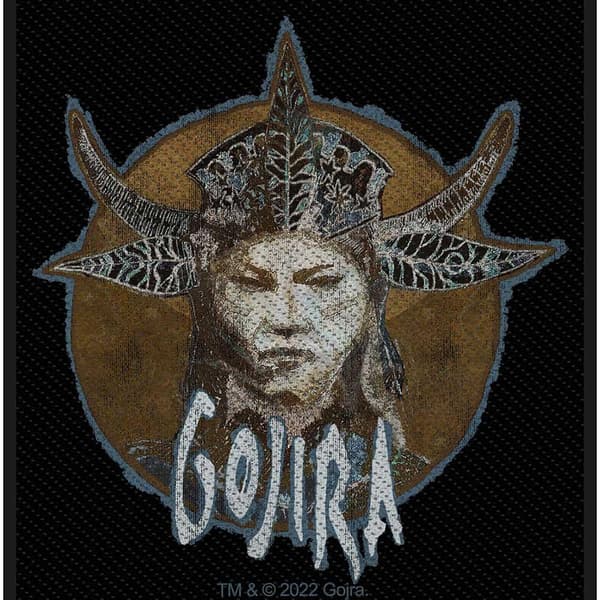 Gojira Fortitude vävt plåster Black/White/Sand One Size