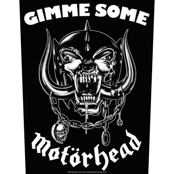 Motorhead Gimme Some Patch Black/White One Size