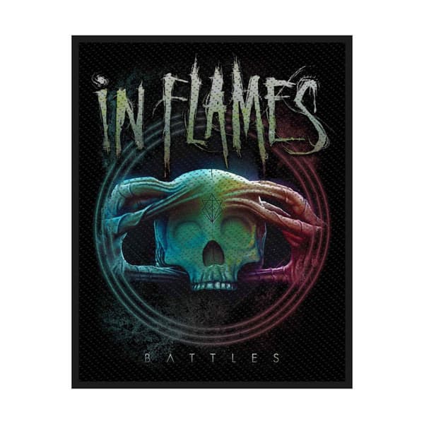In Flames Battles vævet patch
