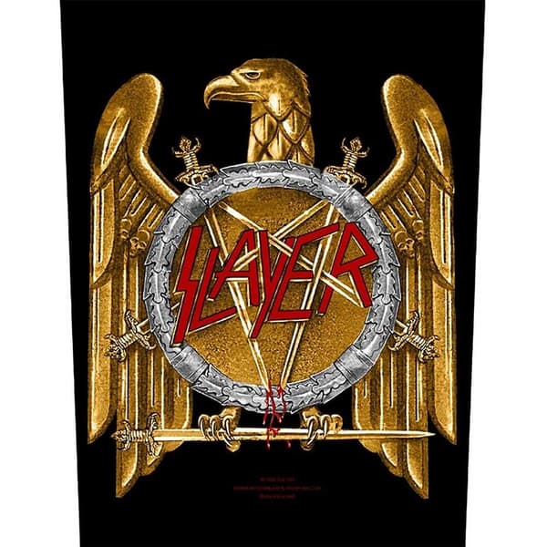 Slayer Soundtrack To The Apocalypse Patch Black/Gold/Red One Size