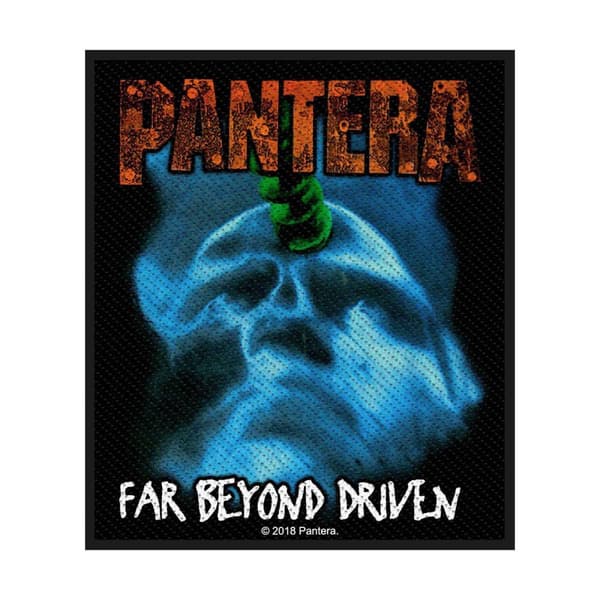 Pantera Far Beyond Driven Patch Black/Blue One Size
