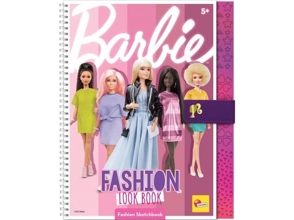 Lisciani Barbie sketch book FashionLookBook 12877