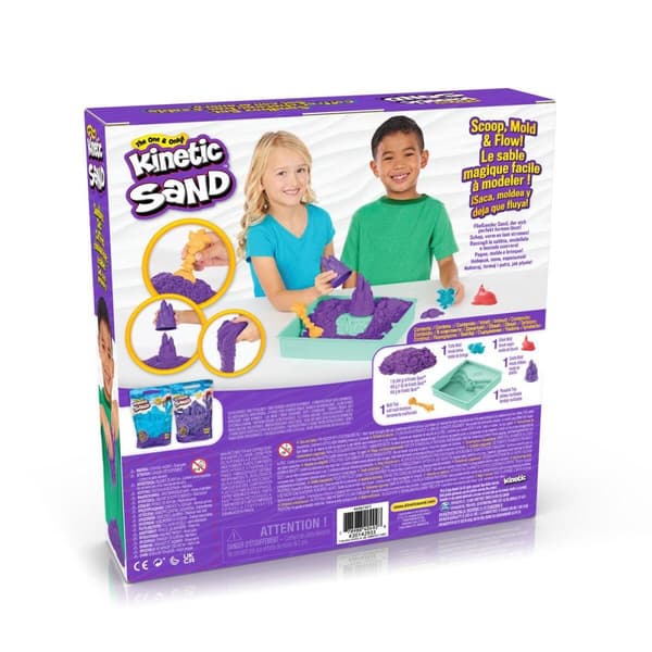 Kinetic Sand Sandbox Set Purple