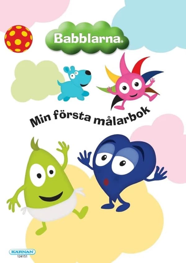 Babblarna Min första målarbok