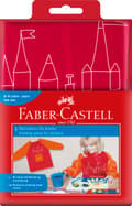 Miniatyrbillede 3 af 3: Målarförkläde barn 100% polyester, Röd, Faber-Castell
