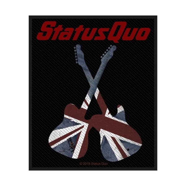 Status Quo Guitar Patch Multicoloured One Size
