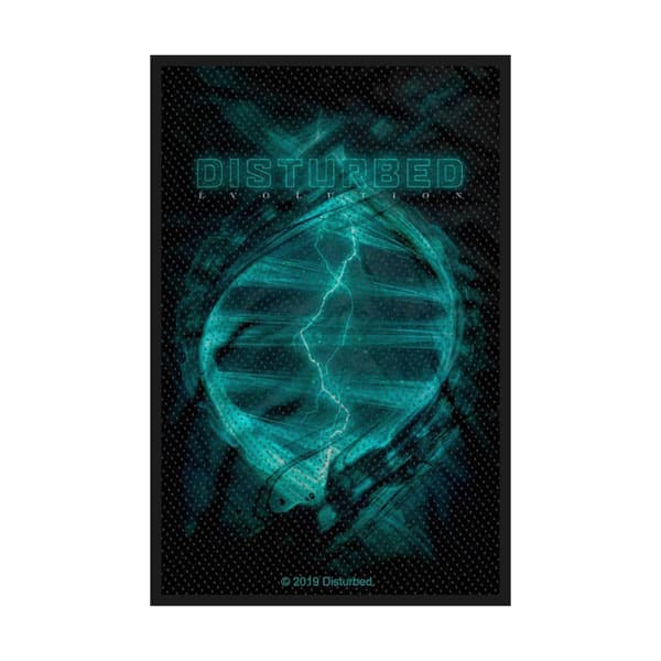 Disturbed Vävd Evolution-lapp Blue/Black One Size