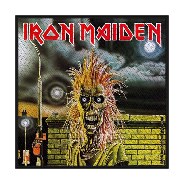 Iron Maiden Eddie Patch Yellow/Black/Red One Size