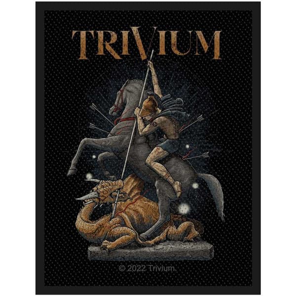 Trivium I drakens hov Standard Patch Black One Size