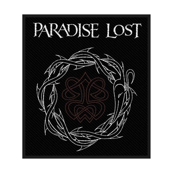 Paradise Lost Crown Of Thorns Patch Black/White One Size