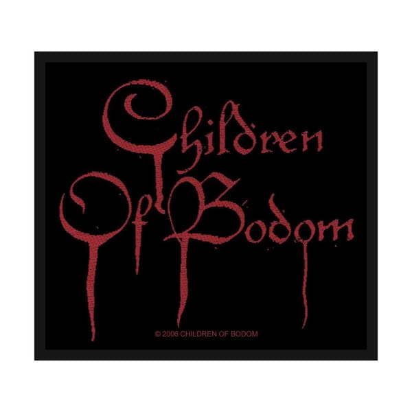 Children Of Bodom Logo Blood Drip Patch Black/Red One Size