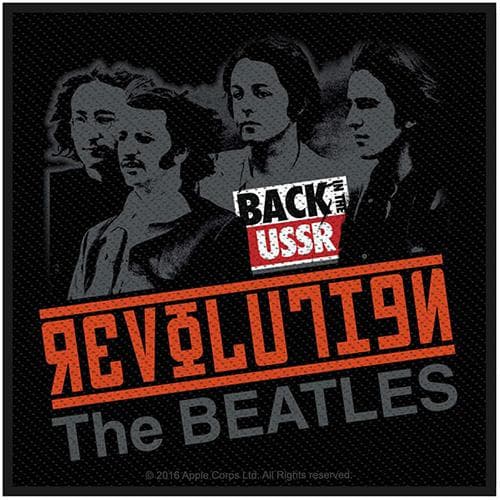 The Beatles Revolution Woven Patch Black One Size