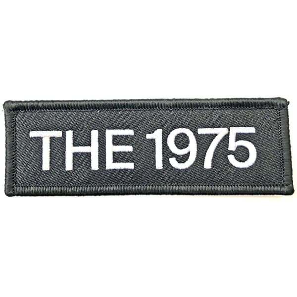 The 1975 Logotyp strykjärn på plåster Grey/White One Size