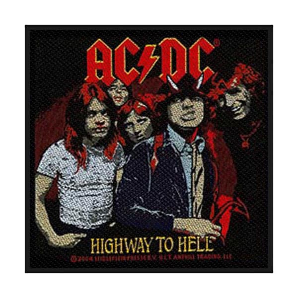 AC/DC Highway To Hell Patch Black/Red One Size