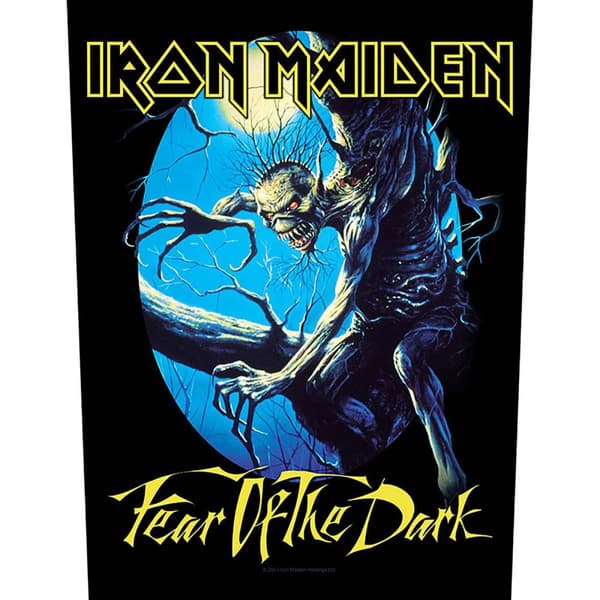 Iron Maiden Fear Of The Dark Patch Black/Blue/Yellow One Size