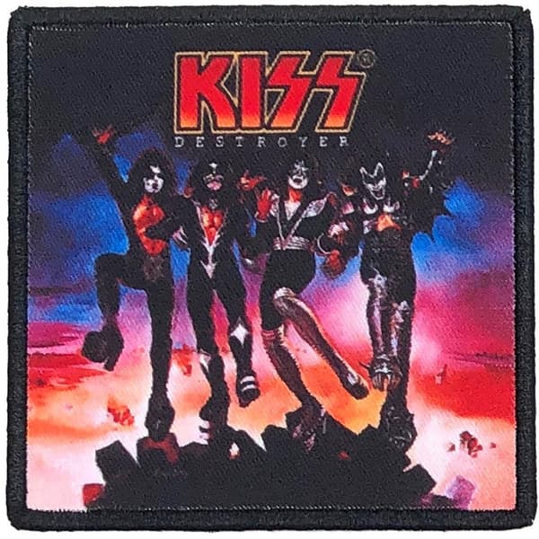 Kiss Destroyer Standard Iron On Patch Multicoloured One Size