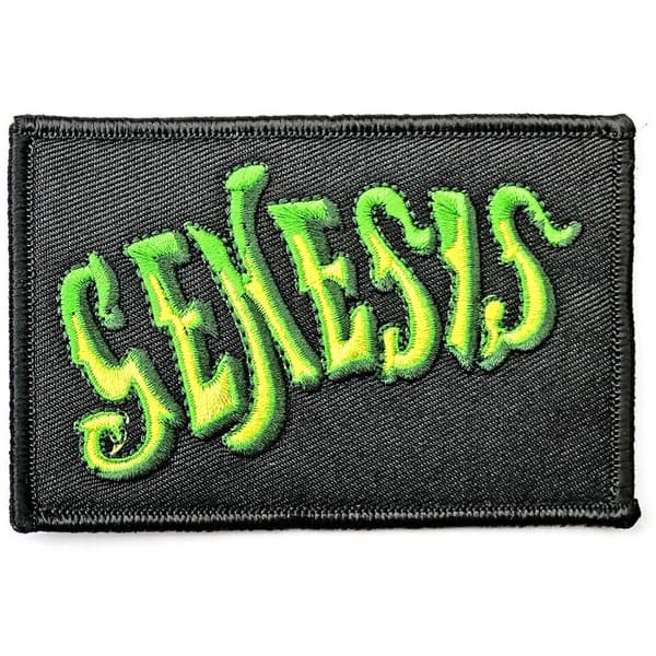 Genesis Classic Logo Iron On Patch Black/Green One Size