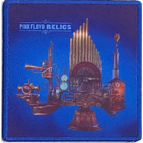 Pink Floyd Relics Iron On Patch Blue/Brown One Size